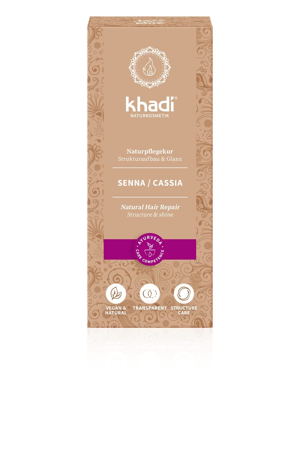 Khadi Henna Cassia-Neutra 100% Pura Khadi 100 g-1
