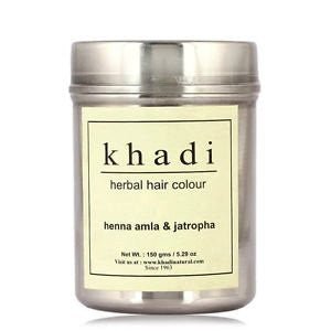 Khadi Henna Natural Con Amla Y Jatropha Rojo 100 g-1