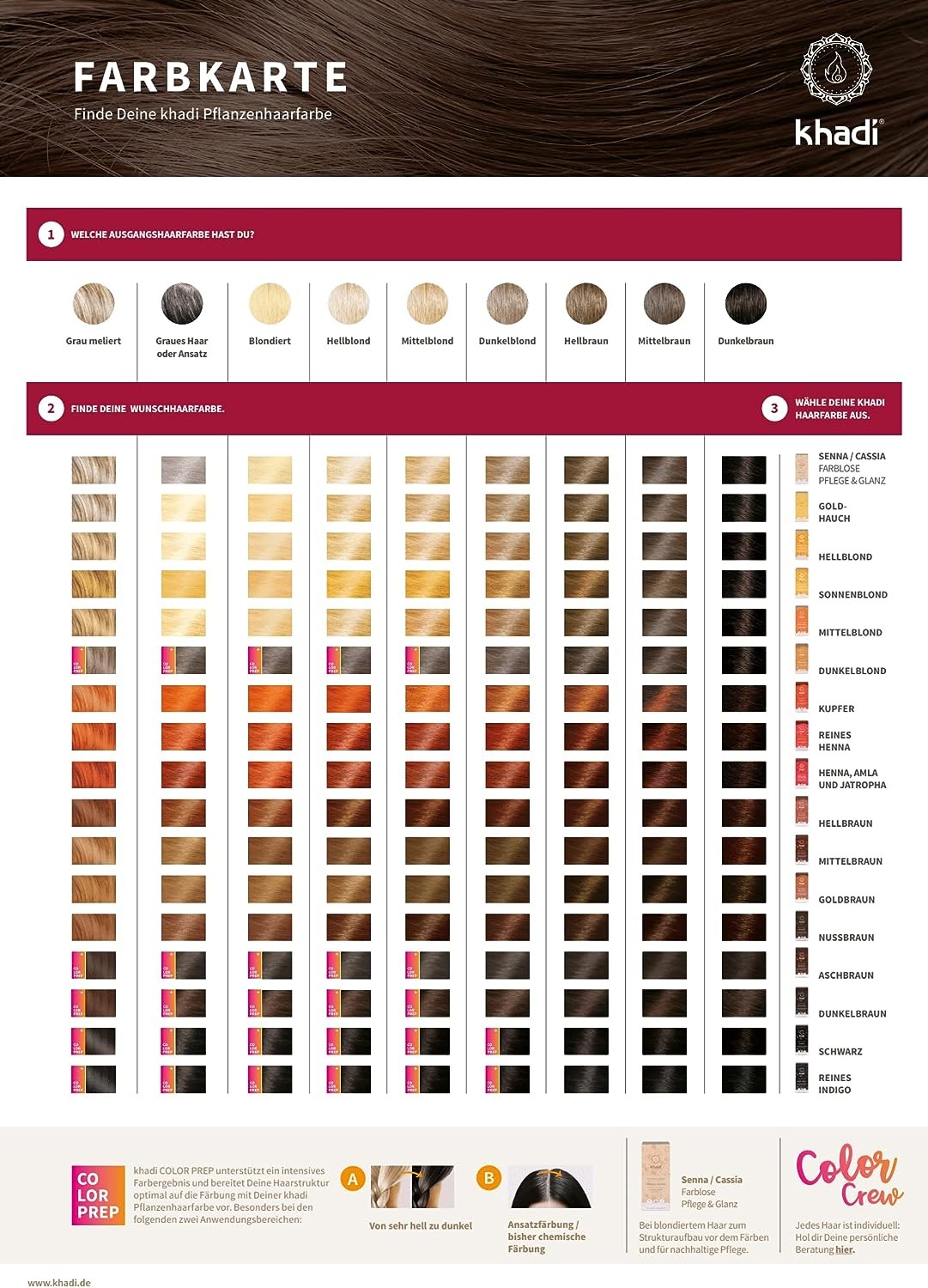 Khadi Herbal Color Castaño Claro 100 g-5