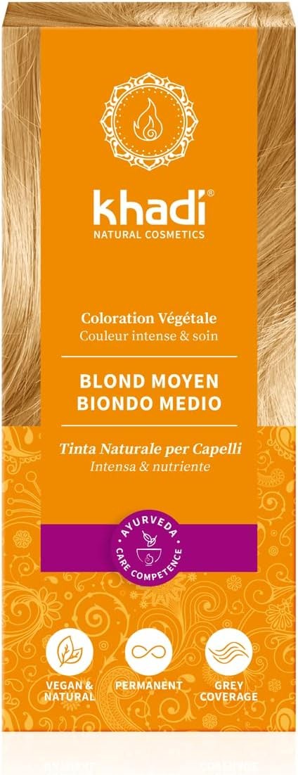 Khadi Herbal Color Rubio Medio 100 g-2