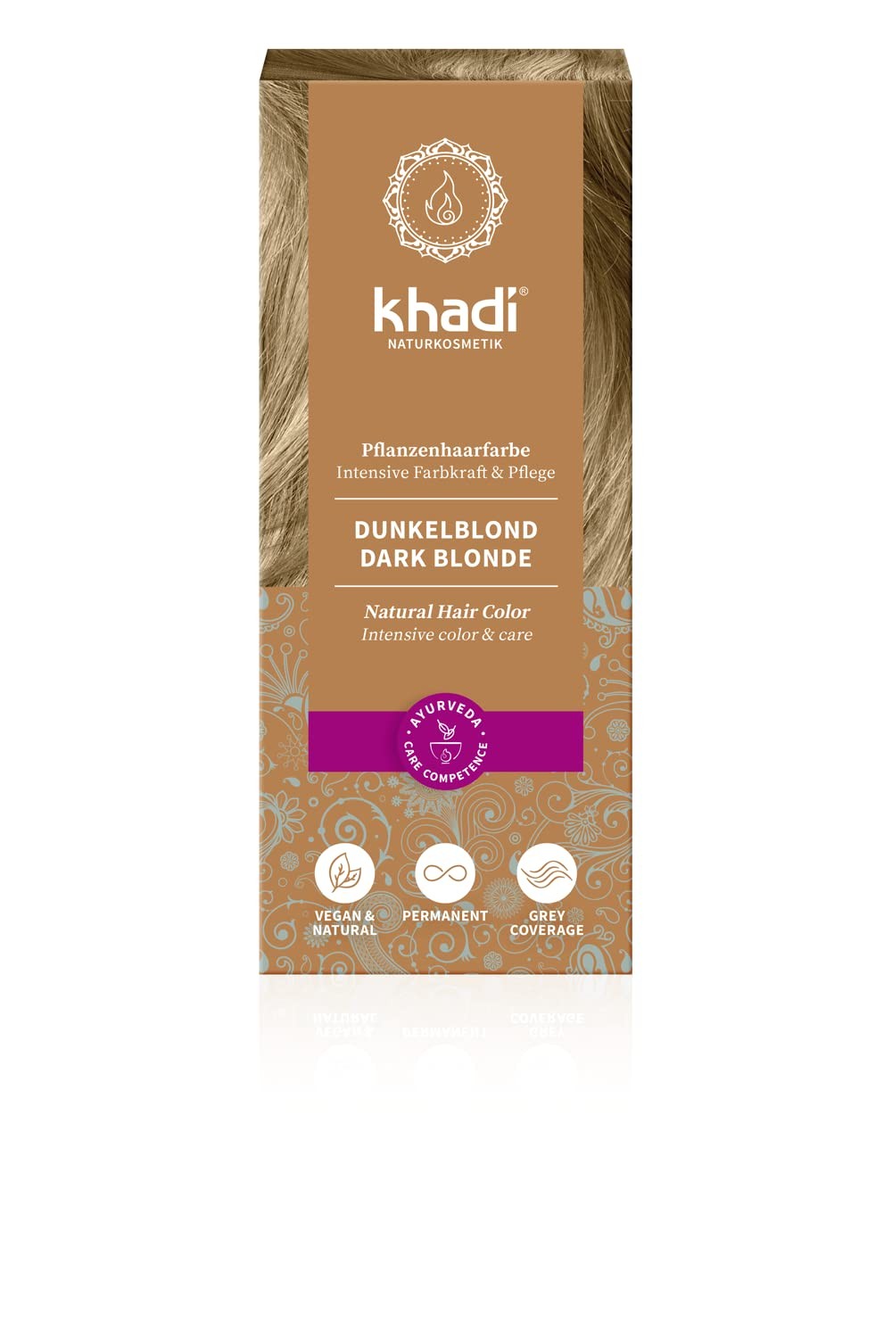 Khadi Herbal Color Rubio Oscuro/Ceniza 100 g-1