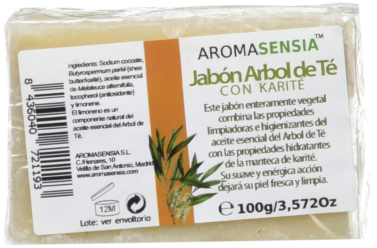 Aromasensia Jabon Árbol de Té Con Manteca de Karite 100 g-1