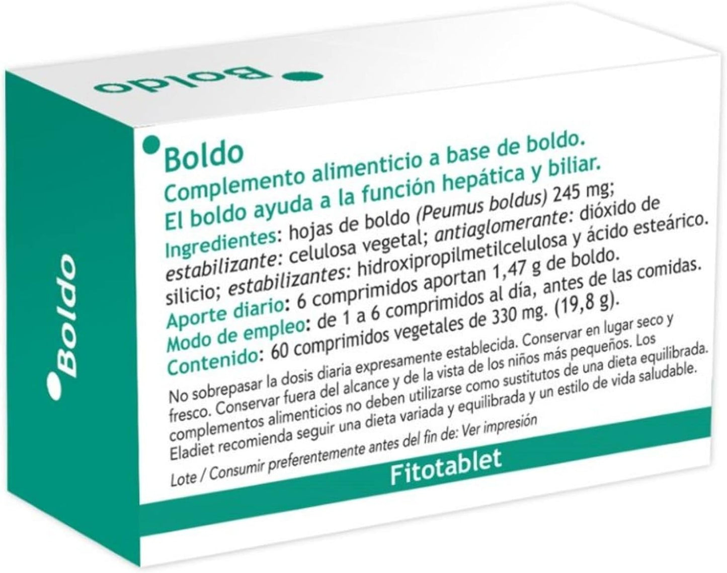 Eladiet Boldo Fitotablet 60 Comprimidos-2