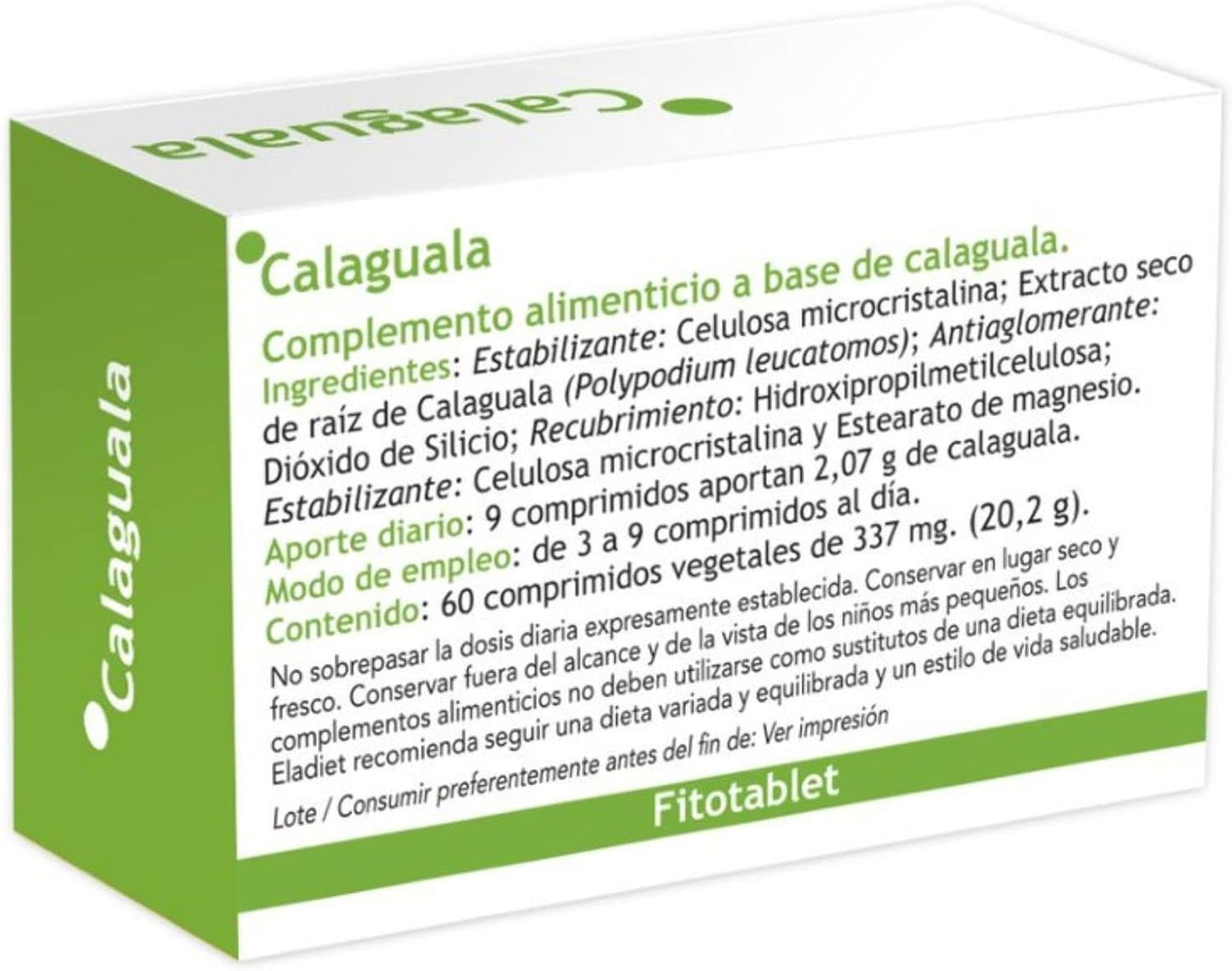 Eladiet Calaguala Fitotablet 60 Comprimidos-2
