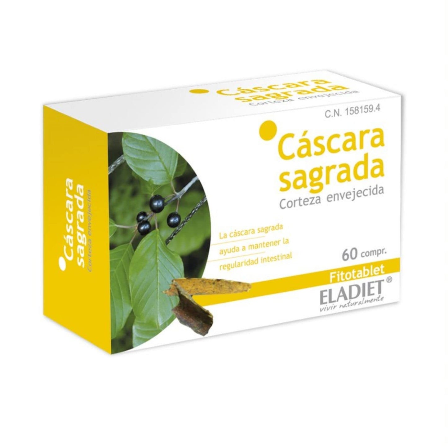 Eladiet Cascara Sagrada 300 Mg 60 Comprimidos-1