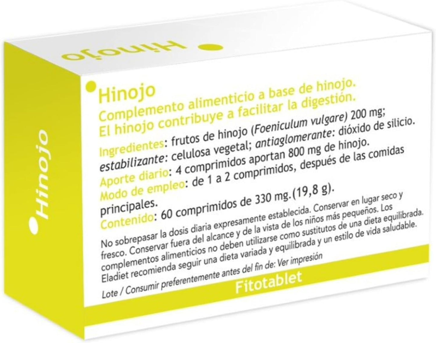 Eladiet Hinojo 60 Comprimidosrimidos330 mg-2