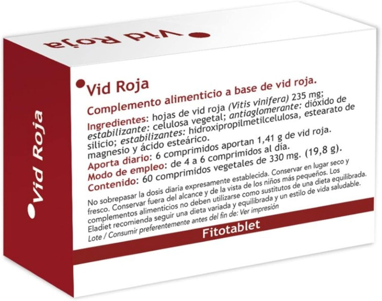 Eladiet Vid Roja Fitotablet 60 Comprimidos-2