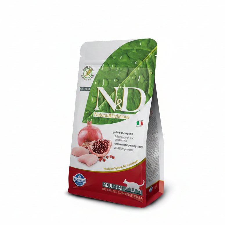 Farmina N&D Prime Pollo e Melograno Cibo Secco per Gatto Adulti 300g