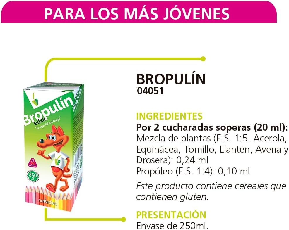 Novadiet Bropulin Elixir 250 ml-4