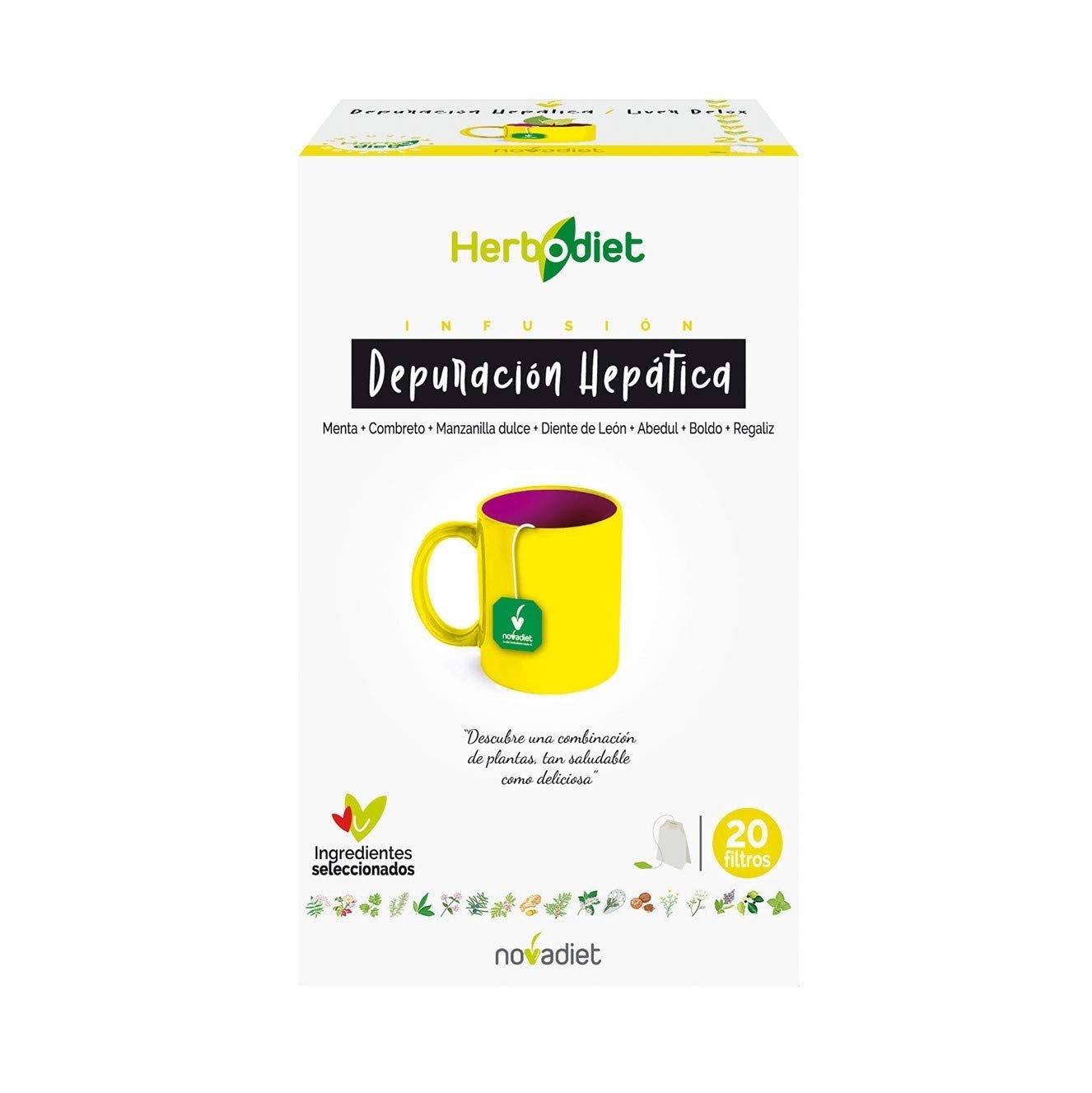 Novadiet Herbodiet Depur Hepatica 20Fil-1