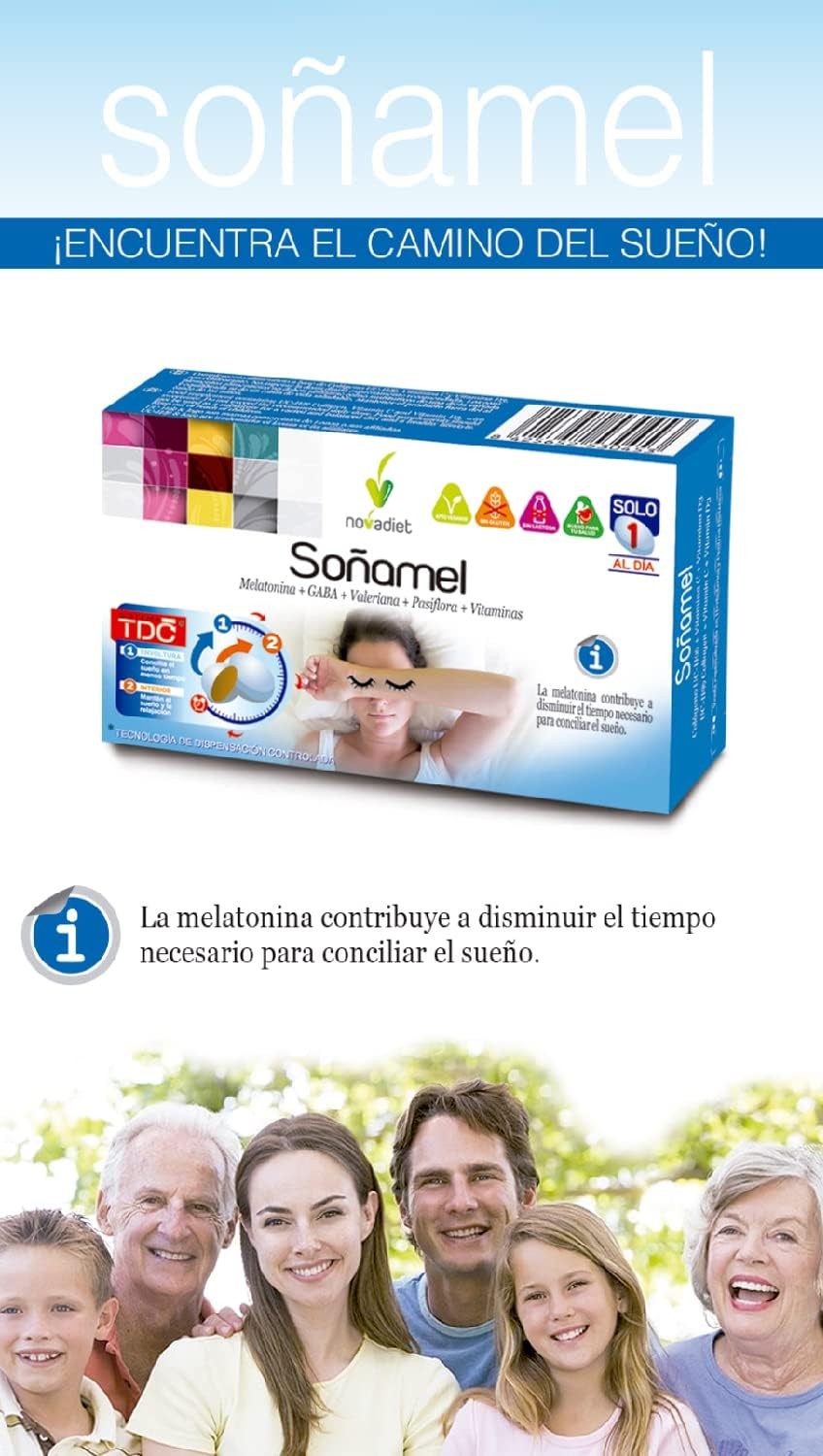 Novadiet Soñamel 30 Comprimidos-2