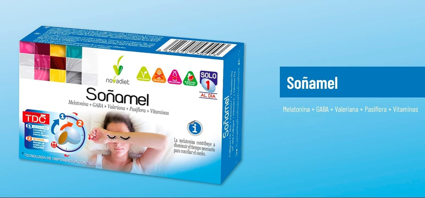 Novadiet Soñamel 30 Comprimidos-3