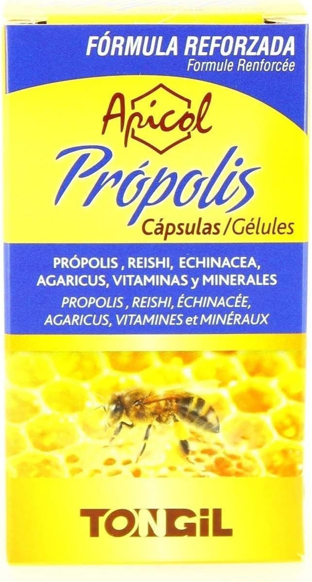 Tongil Apicol Propolis 40 Cápsulas Vegetales-1