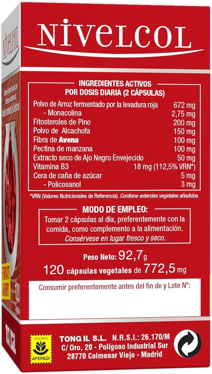 Tongil Nivelcol 120 Cápsulas-2