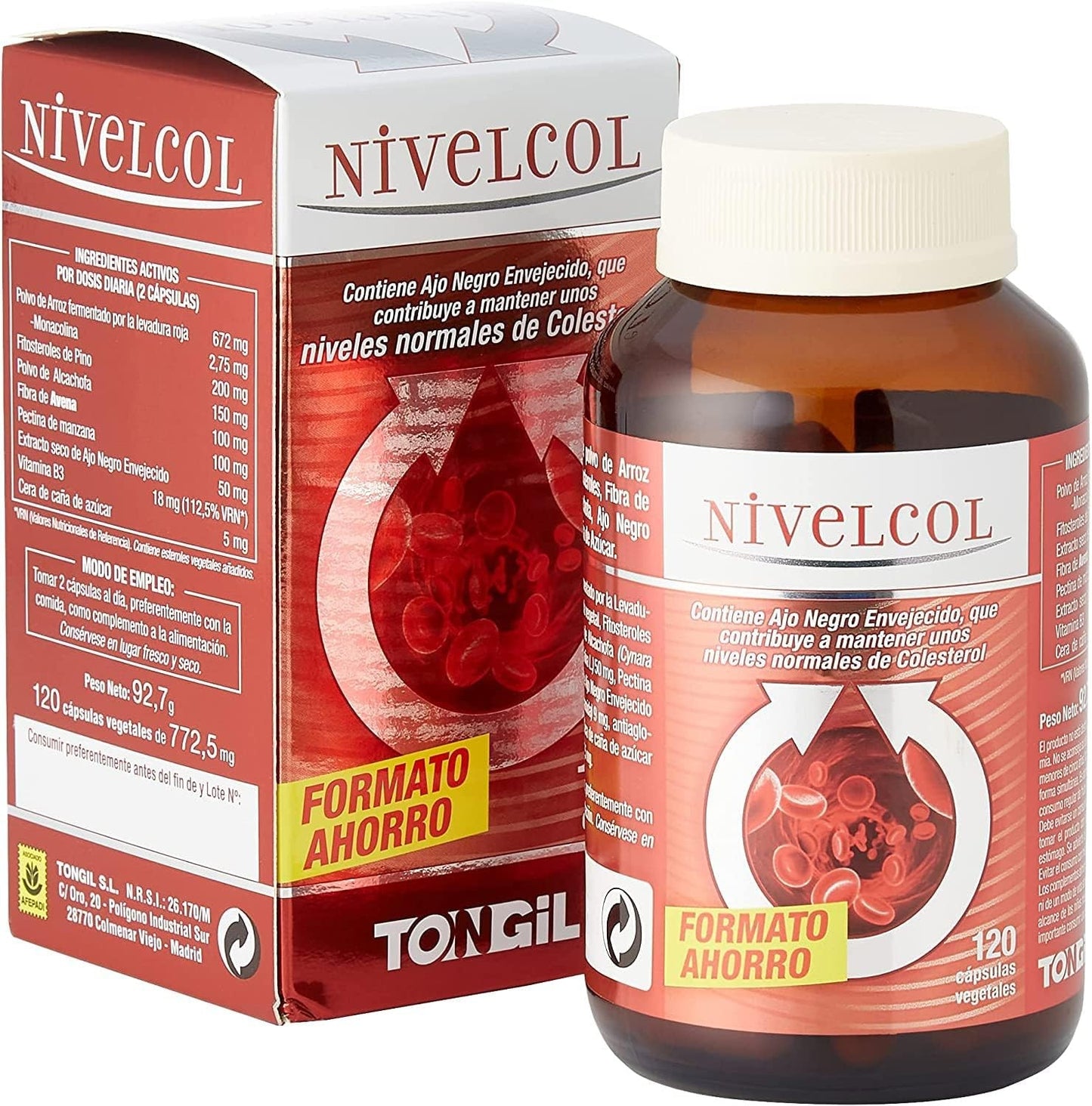 Tongil Nivelcol 120 Cápsulas-8