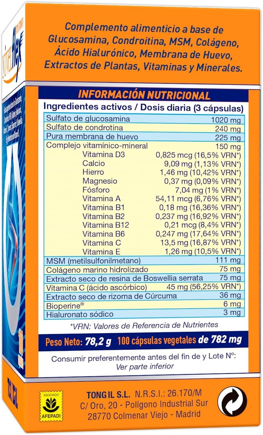 Tongil Nivelflex 782 mg 100 Cápsula-2