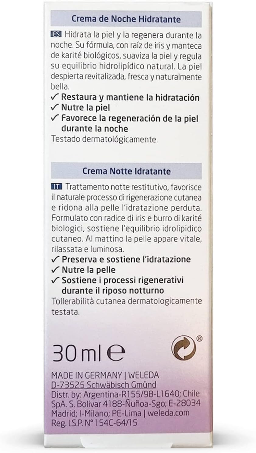 Weleda Cosmética Crema de Noche 30 ml-2