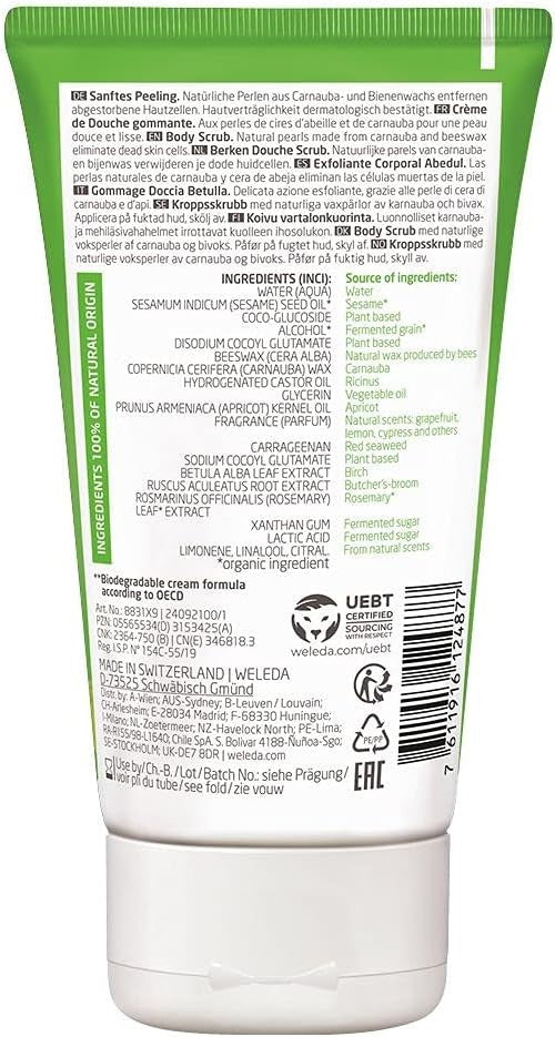 Weleda Cosmética Exfoliante Corp Abedul 150 ml-2