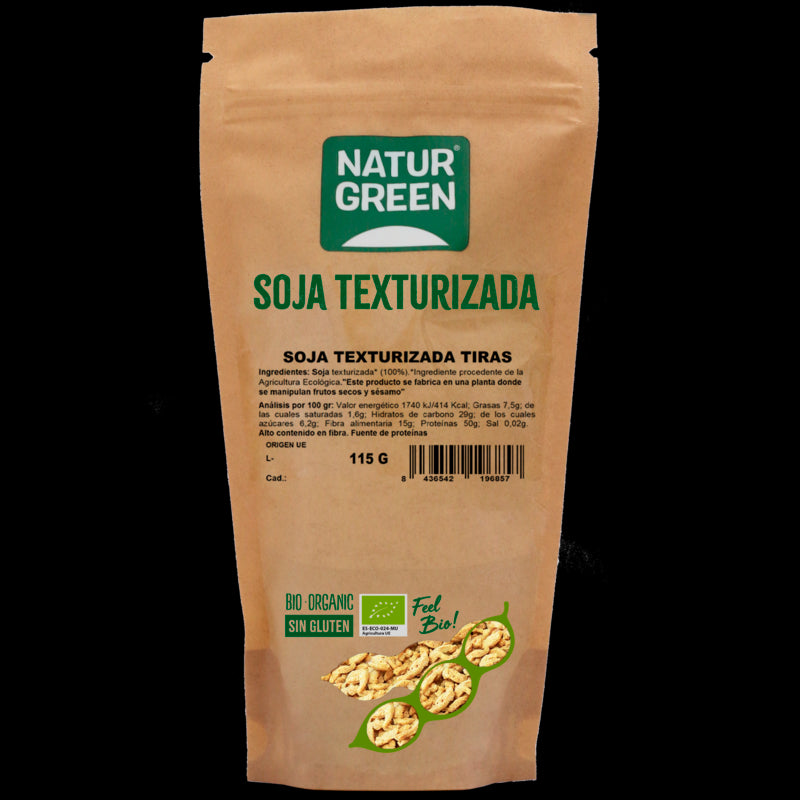 Naturgreen Soja Texturizada Tiras Bio 115g-1