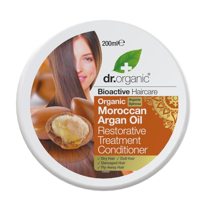 Dr. Organic Mascarilla Capilar de Aceite Argán 200 ml-2