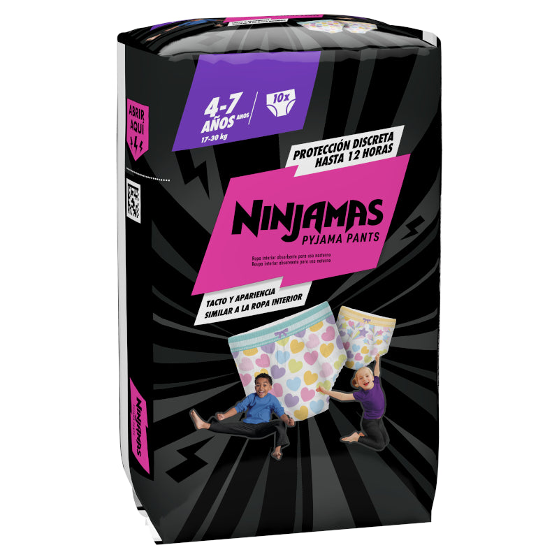 Dodot Ninjamas Carry Pack Corazón Talla 7 - 10 uds.-2