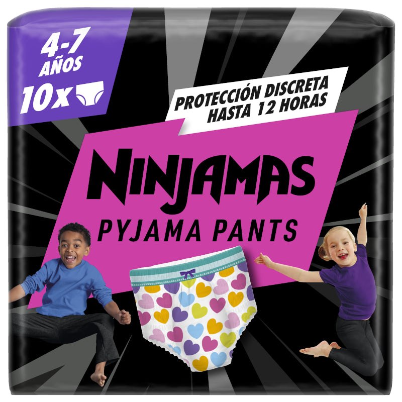 Dodot Ninjamas Carry Pack Corazón Talla 7 - 10 uds.-11