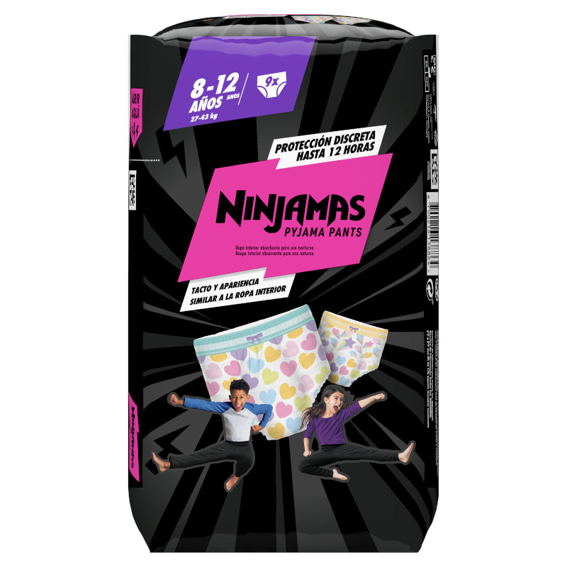 Dodot Ninjamas Carry Pack Corazón Talla 8 - 9 uds.-2