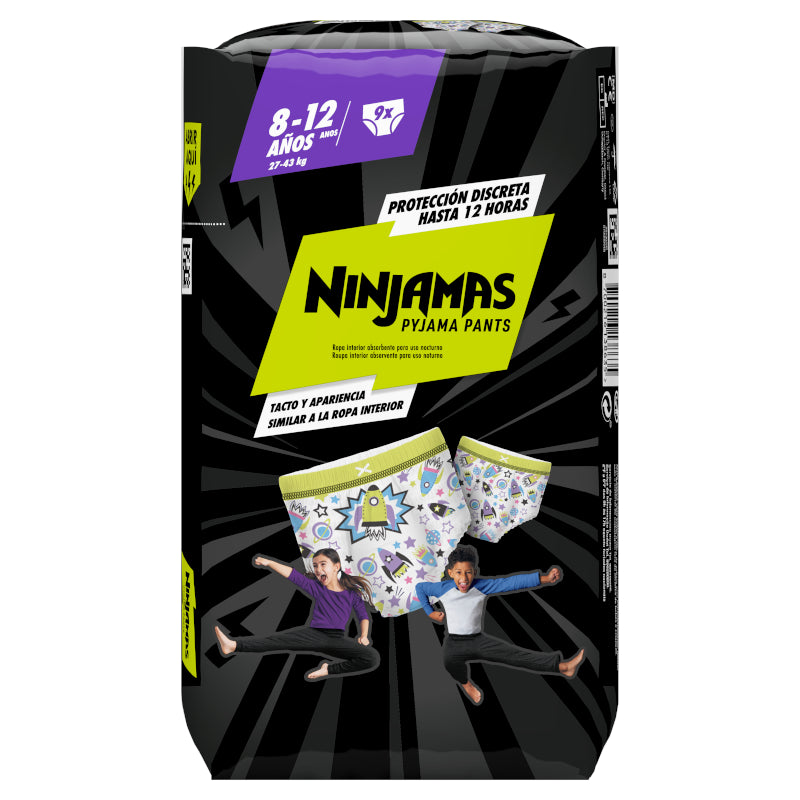 Dodot Ninjamas Carry Pack Cohete Talla 8 - 9 uds.-1