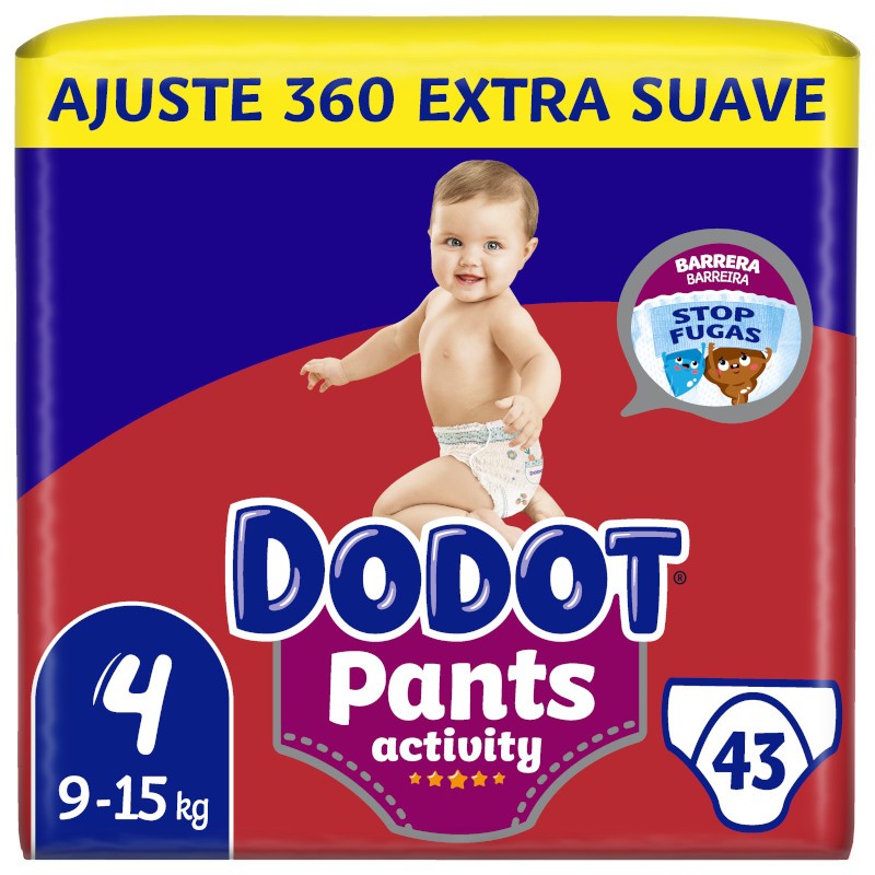 Dodot Pants Activity Extra Jumbo Pack Talla 4 - 43 uds.-1