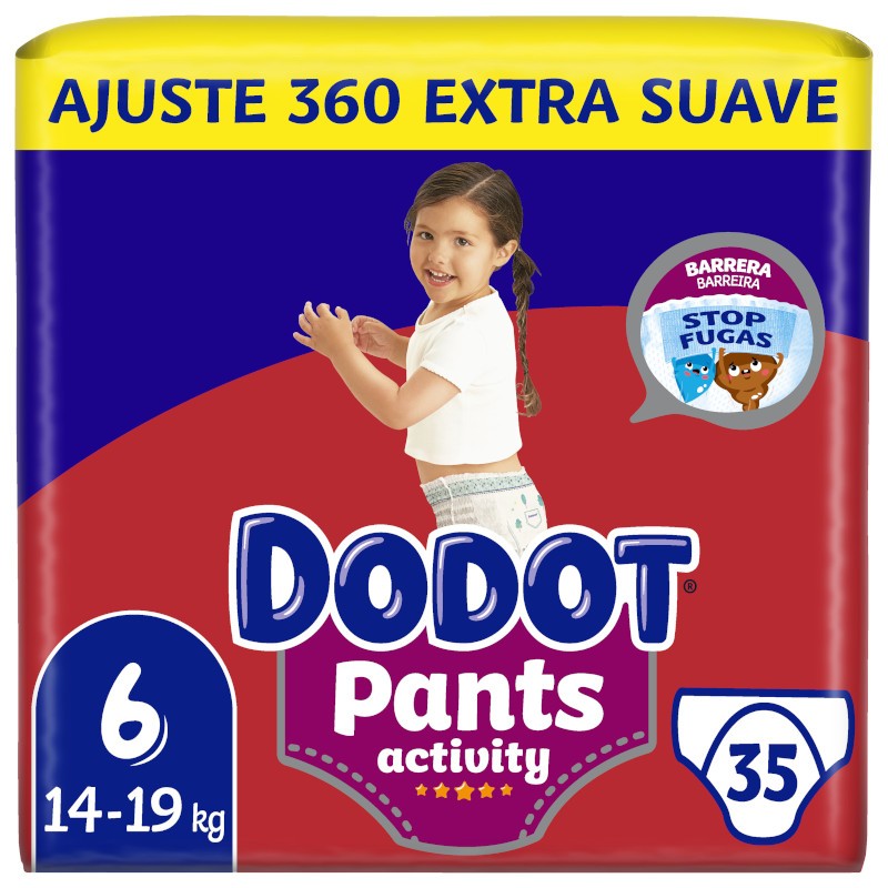 Dodot Pants Activity Extra Jumbo Pack Talla 6 - 35 uds.-1