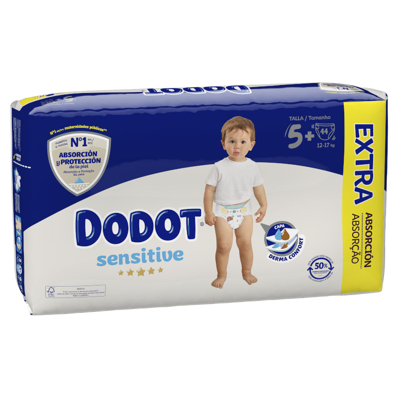 Dodot Sensitive Extra-Jumbo Pack Talla 5 - 44 uds.-3
