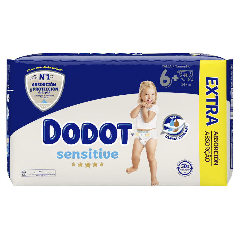 Dodot Sensitive Extra-Jumbo Pack Talla 6 - 41 uds.-3