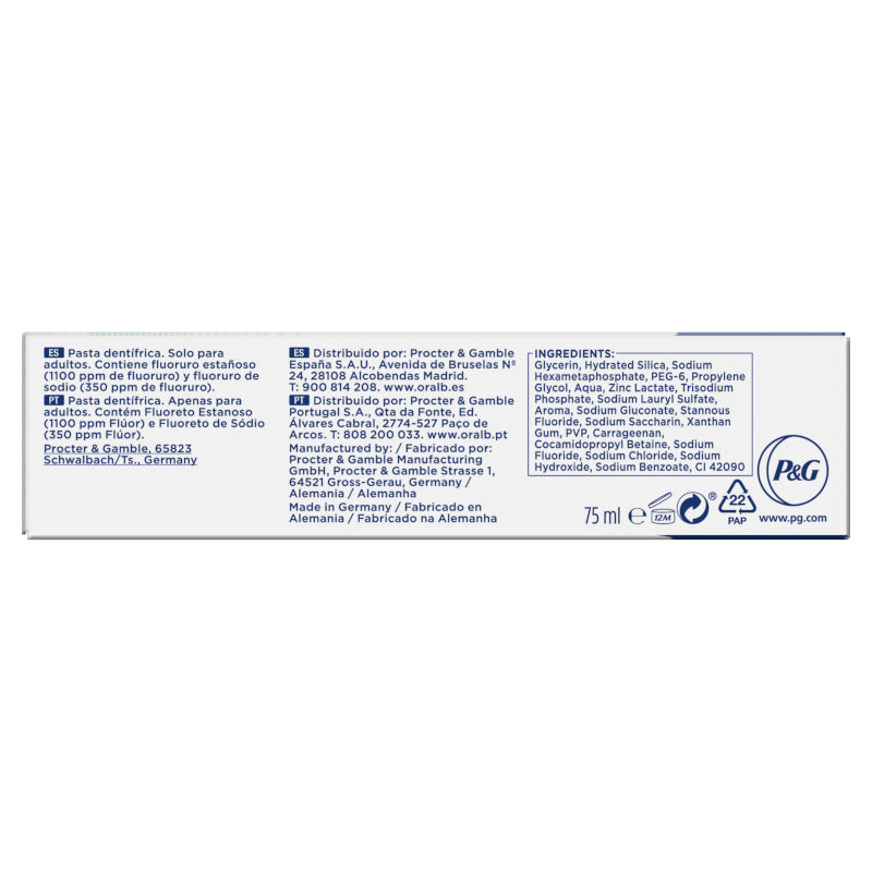 ORAL-B Pastas Encias&Esmalte Repair Original 75ml-9
