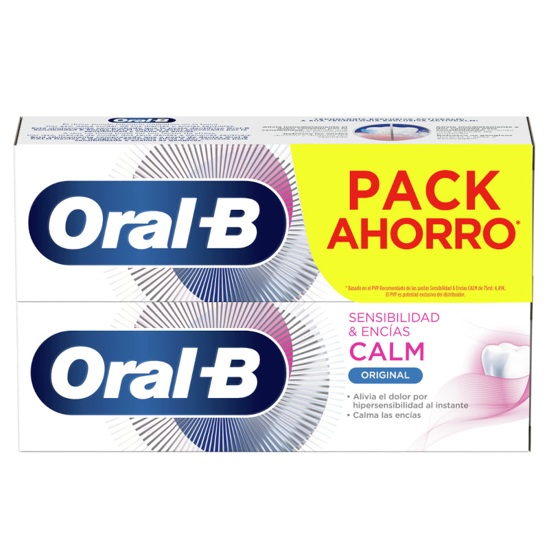 ORAL-B Pasta Sensibilidad&Encías Calm Original 2X75ml-1
