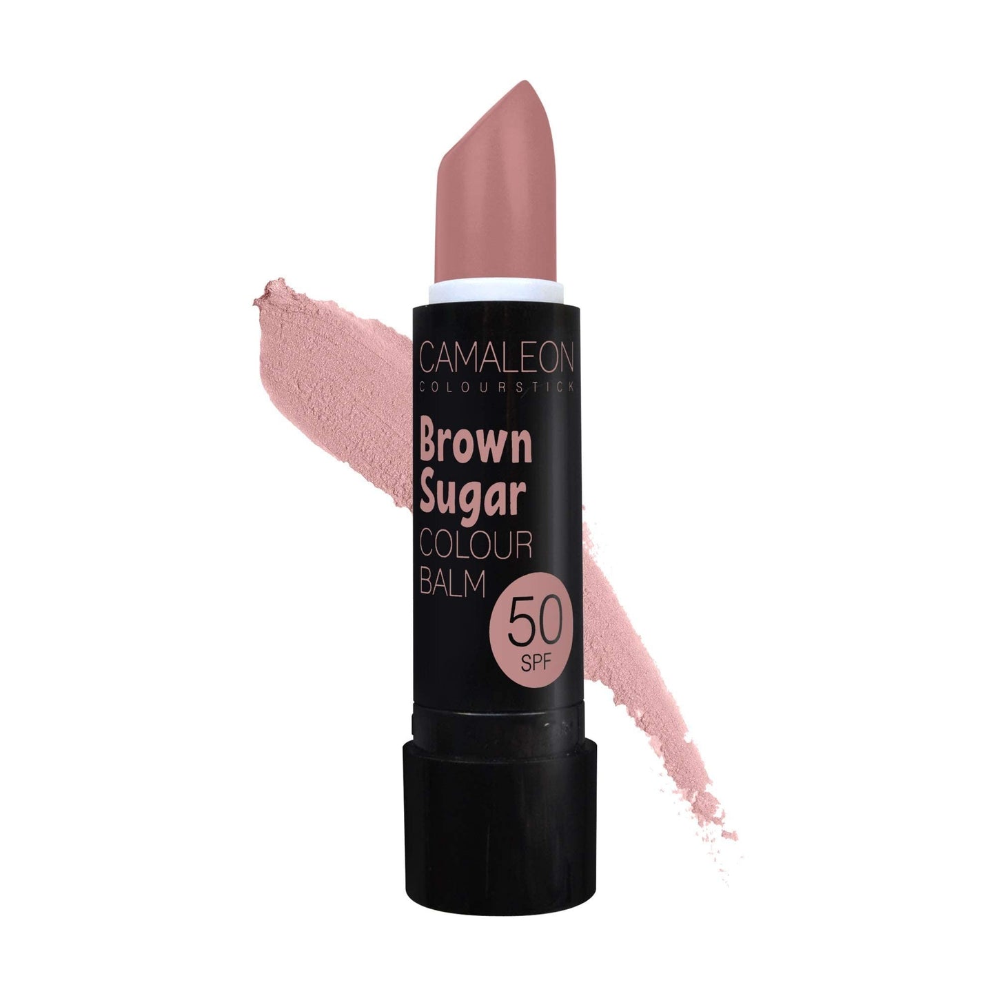 Camaleón Balsamo Labial Con Color Spf50 Marrón Sugar-1