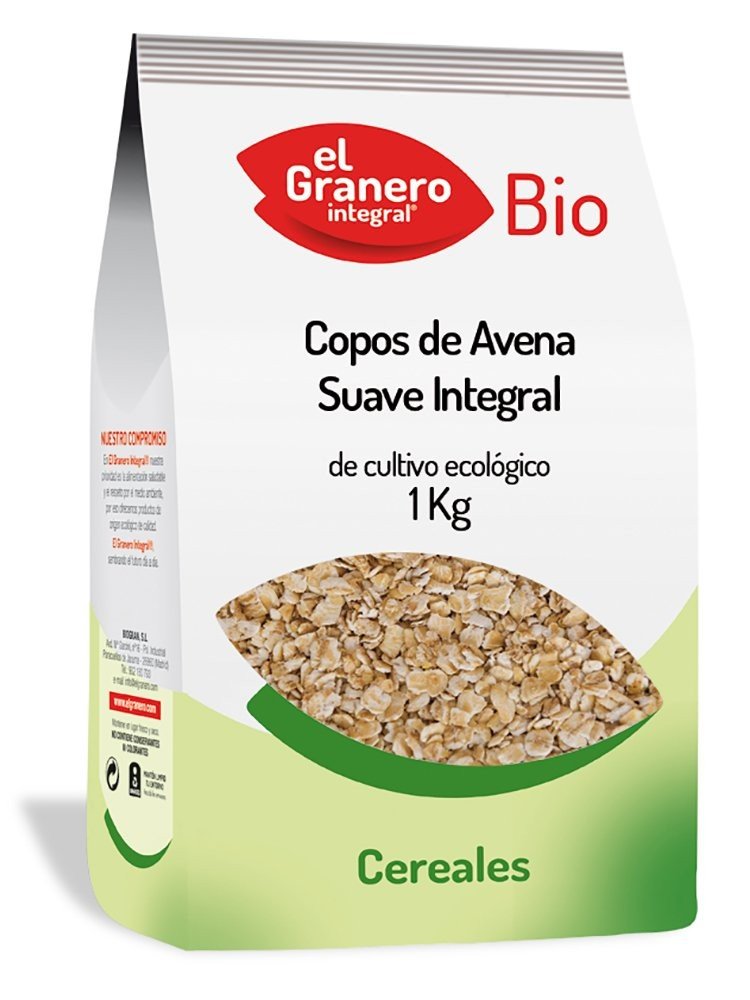 El Granero Integral Copos Avena Suaves Integral Bio 1 Kg-1