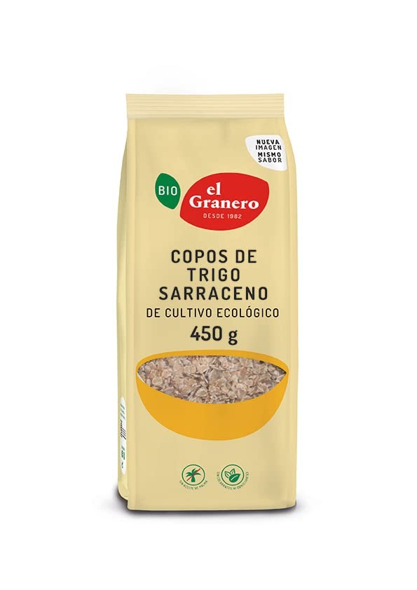 El Granero Integral Copos De Trigo Sarraceno Bio 450g-1