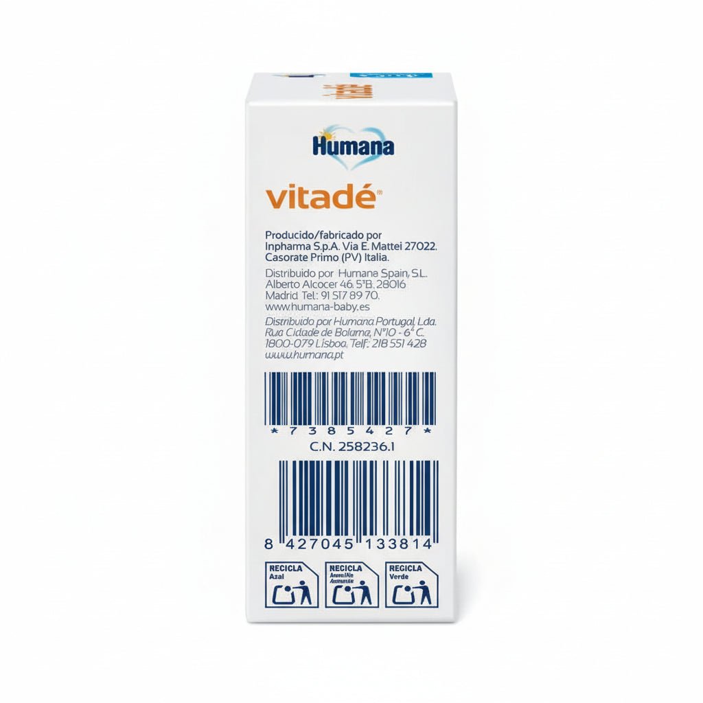 Humana Vitadé Vitamina D e DHA Duplo 2x15 ml
