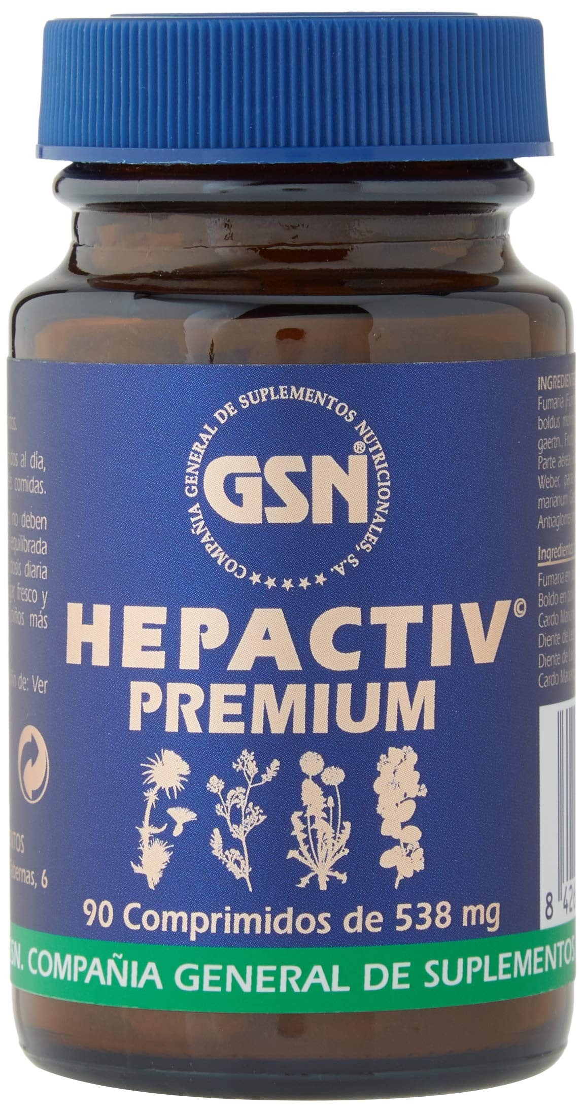 Gsn Hepactiv 400 Mg 90 Comprimidos-1