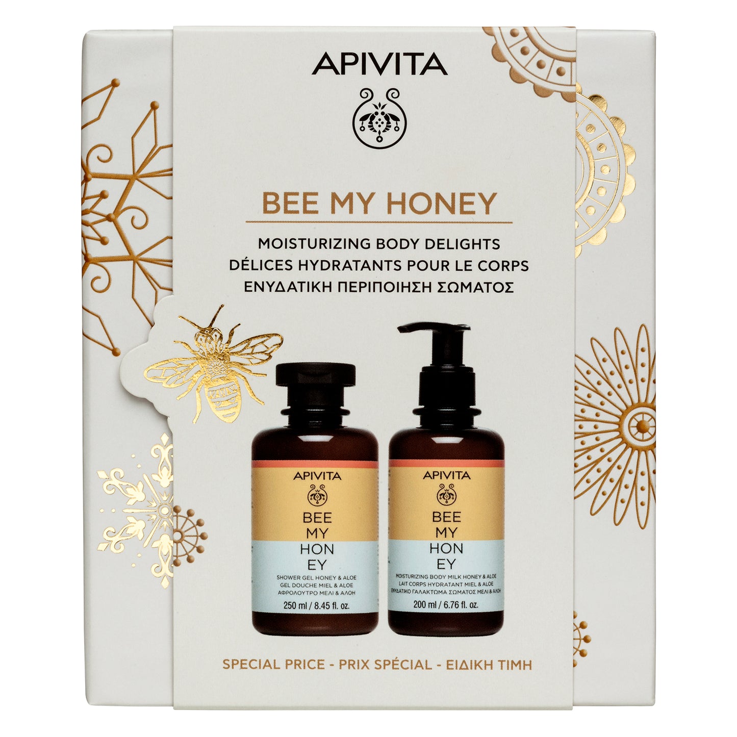 Apivita Bee My Honey Gel De Bagno 250ml + Latte Corpo 200ml