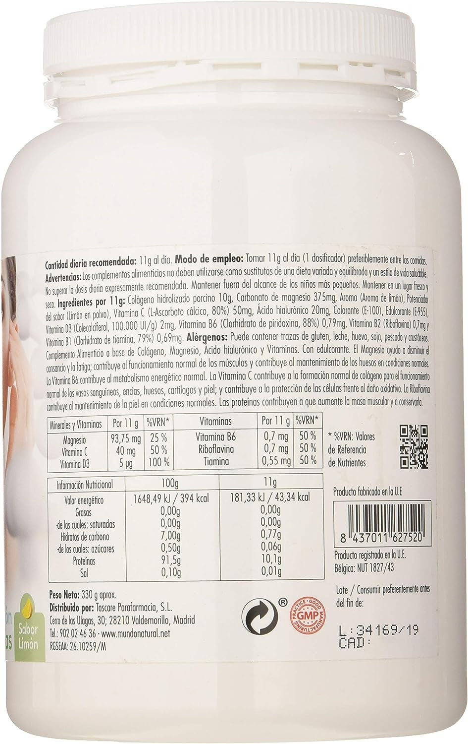 Mundo Natural Colacell Bote 330 g-2