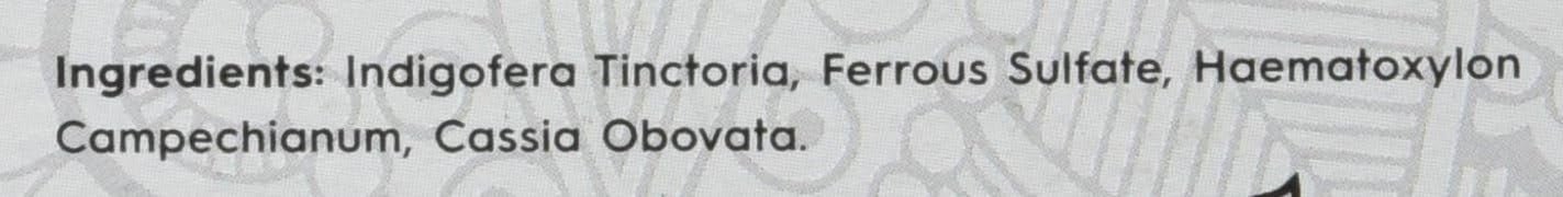 Radhe Shyam Spiritual Sky Henna Negro Polvo 100g-3