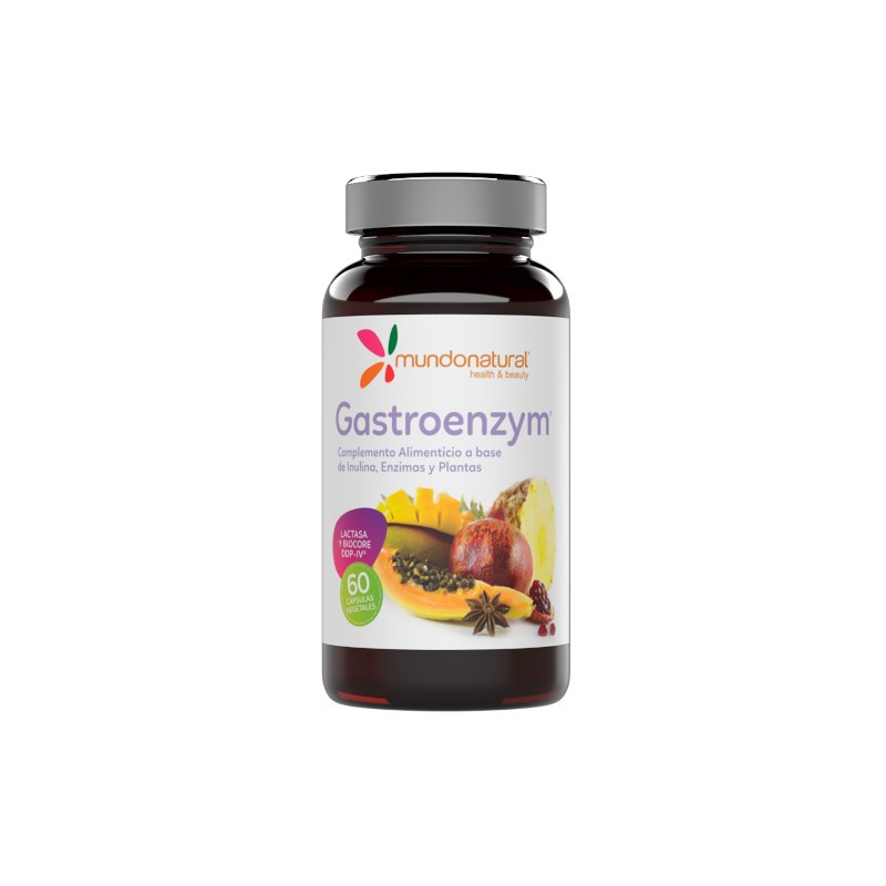 Mundonatural Gastroenzym Plus 60 Cápsulas-1