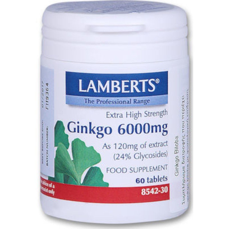 Lamberts Ginkgo Biloba 6000Mg 60 Tabletas-1
