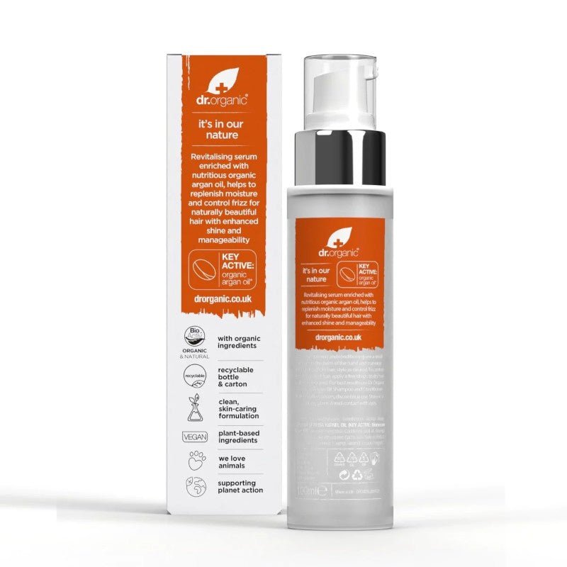 Dr. Organic Sérum Tratamiento Capilar Aceite de Argán 100 ml-3