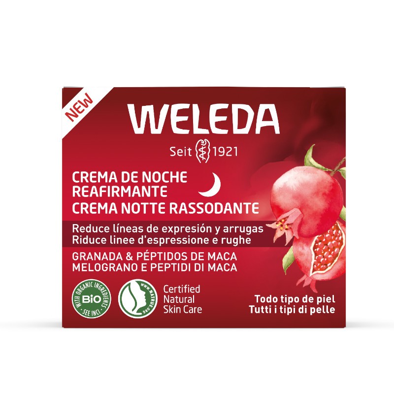 Weleda Crema de Noche Reafirmante de Granada y Péptidos de Maca 40ml-2
