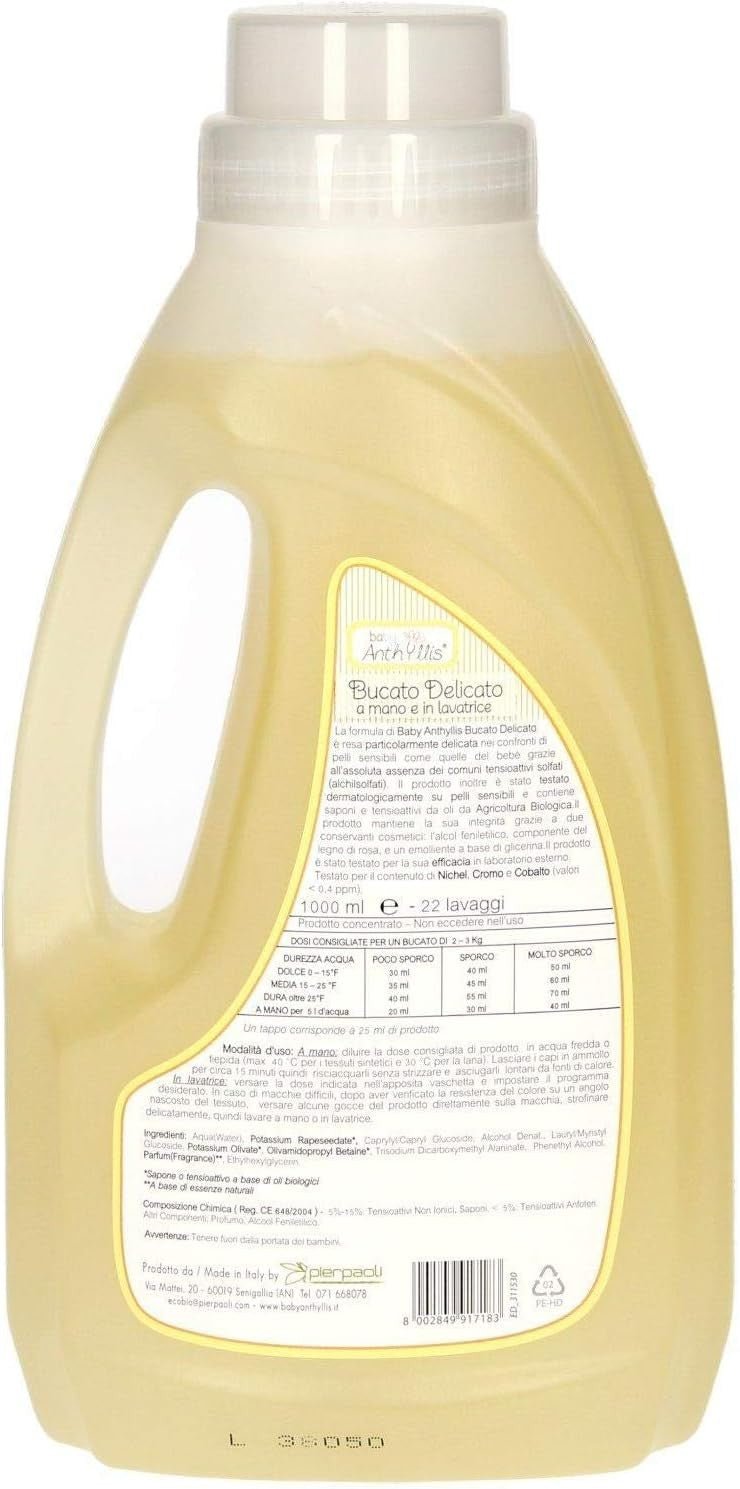 Anthyllis Baby Detergente Delicado Para Ropa Baby Eco 1 Litro-2
