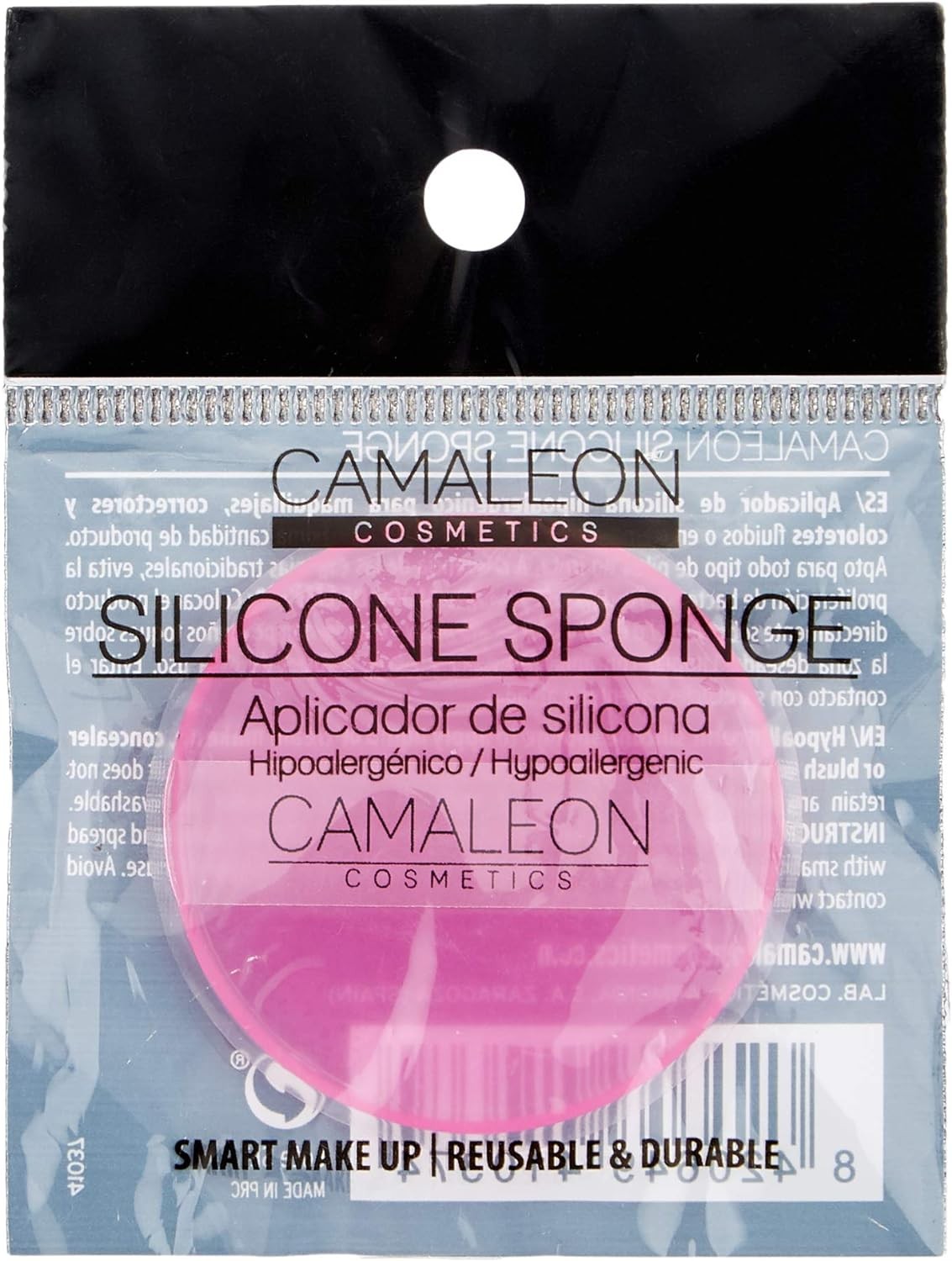 Camaleon Esponja Silicona Color Rosa-2