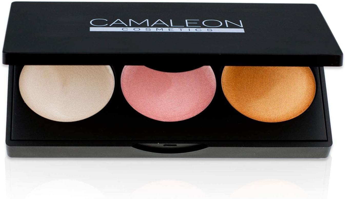 Camaleon Iluminador 100%Natural Paleta 3 Colores-2