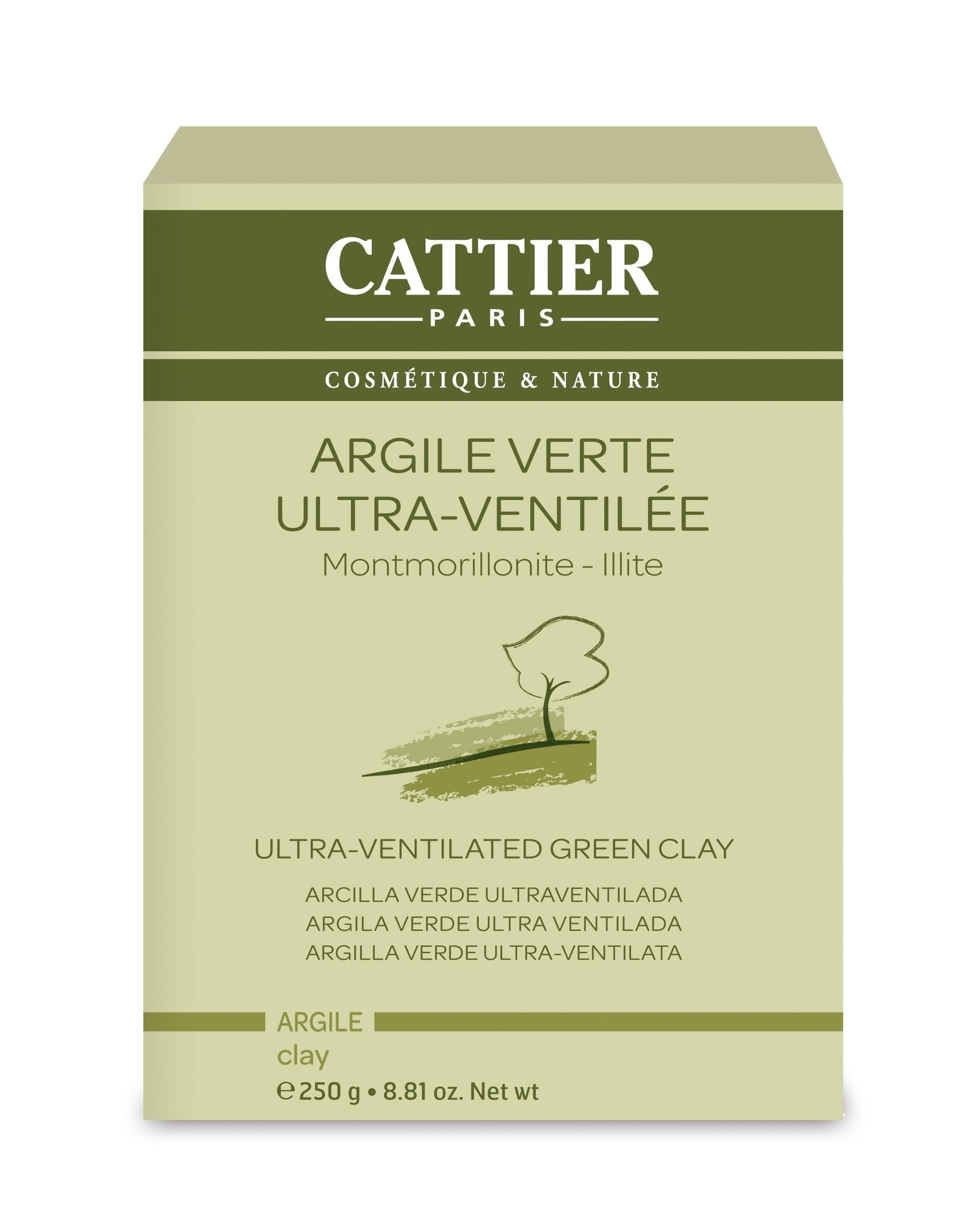 Cattier Arcilla Verde Ultraventilada 250 Gr-1